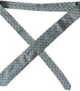 Dolce &amp; Gabbana Green 100% Silk Patterned Adjustable Men Tie