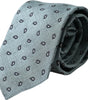Dolce &amp; Gabbana Green 100% Silk Patterned Adjustable Men Tie
