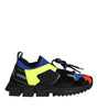 Dolce & Gabbana Multicolor Mesh Sorrento Trekking Sneakers Shoes