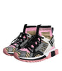 Dolce & Gabbana Multicolor Sorrento Socks Logo Sneakers Shoes