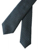 Dolce &amp; Gabbana Green Patterned 100% Silk Adjustable Men Tie