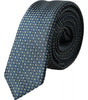 Dolce &amp; Gabbana Green Patterned 100% Silk Adjustable Men Tie