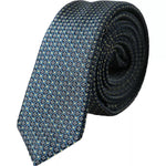Dolce &amp; Gabbana Green Patterned 100% Silk Adjustable Men Tie