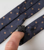 Dolce &amp; Gabbana Black Dotted Fantasy Silk Adjustable Men Tie