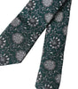 Dolce &amp; Gabbana Green Floral Print Silk Adjustable Men Tie