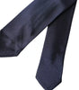 Dolce &amp; Gabbana Dark Blue Silk Skinny Adjustable Tie