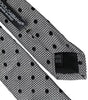 Dolce &amp; Gabbana Black White Dot Fantasy Silk Adjustable Men Tie