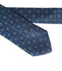 Dolce &amp; Gabbana Blue Patterned 100% Silk Adjustable Men Tie