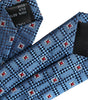 Dolce &amp; Gabbana Blue Patterned 100% Silk Adjustable Men Tie