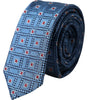 Dolce &amp; Gabbana Blue Patterned 100% Silk Adjustable Men Tie