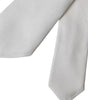 Dolce &amp; Gabbana White Silk Classic Adjustable Men Tie