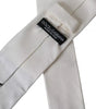 Dolce &amp; Gabbana White Silk Classic Adjustable Men Tie