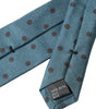 Dolce &amp; Gabbana Green Black Polka Dot Silk Adjustable Men Tie
