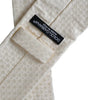Dolce &amp; Gabbana Off White Silk Adjustable Necktie Men Tie