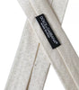Dolce &amp; Gabbana Off White Patterned Silk Adjustable Men Tie