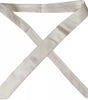 Dolce &amp; Gabbana Off White Patterned Silk Classic Adjustable Tie