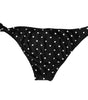 Dolce & Gabbana Black Polka Dot Swimwear Beachwear Bottom Bikini