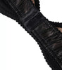 Dolce &amp; Gabbana Black Silk Stretch Women Balconcino Bra Underwear
