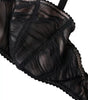Dolce &amp; Gabbana Black Silk Stretch Women Balconcino Bra Underwear