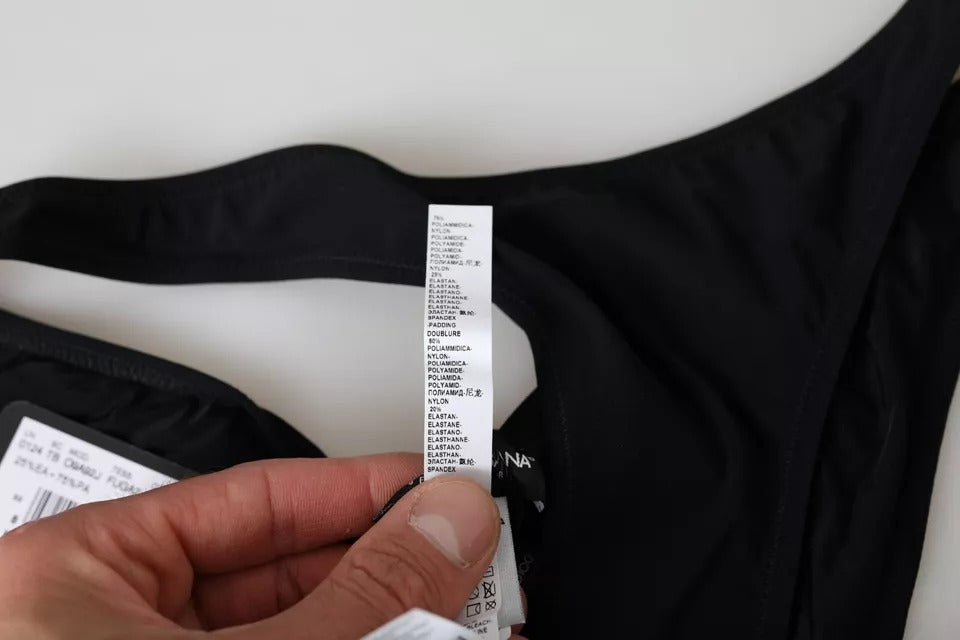 Maillot de bain Dolce & Gabbana en nylon noir