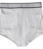 Dolce &amp; Gabbana White Cotton Stretch Branded Logo Underwear