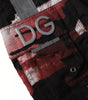 Dolce & Gabbana Multicolor Camouflage DG Logo Beachwear Shorts Swimwear