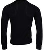 Dolce &amp; Gabbana Black Cashmere Crew Neck Pullover Sweater
