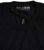 Dolce &amp; Gabbana Black Cashmere Crew Neck Pullover Sweater