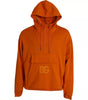 Dolce &amp; Gabbana Orange Hooded Pullover Sweatshirt Sweater