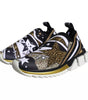 Dolce & Gabbana Multicolor Comet Star Print Sorrento Sneakers Shoes