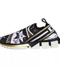 Dolce & Gabbana Multicolor Comet Star Print Sorrento Sneakers Shoes
