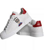Dolce & Gabbana White Patch Calfskin Nappa Portofino Sneakers Shoes