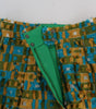 Dolce &amp; Gabbana Elegant Green Jacquard High Waist Skirt