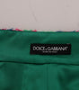 Dolce &amp; Gabbana Elegant Jacquard High Waist Pencil Skirt