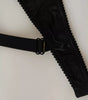 Dolce &amp; Gabbana Black Silk Lace Balconcino Bra Underwear