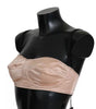 Dolce & Gabbana Black Straps Pink Balconcino Bra