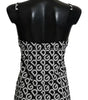 Maillot de bain sans manches imprimé DG Mania noir Dolce & Gabbana