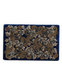 Dolce & Gabbana Blue Velvet Gold Frame Clutch Evening Party Purse Bag