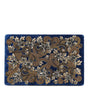 Dolce & Gabbana Blue Velvet Gold Frame Clutch Evening Party Purse Bag