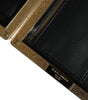 Dolce & Gabbana White Leather Gold Frame Clutch Evening Party Purse Bag