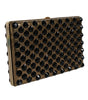 Dolce & Gabbana Gold Crystal Bifold Clutch Evening Party Women Purse Bag