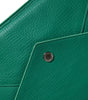 Dolce & Gabbana Green Leather Handbag Clutch Mini Purse Pouch Tablet Case