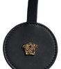 Sac fourre-tout à bandoulière en toile et cuir blanc avec logo Versace