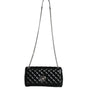 Versace Black Quilted Lambskin Leather Crossbody Shoulder Bag