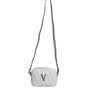 Versace White Quilted Nappa Leather Crossbody Shoulder Bag