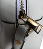 Versace White Quilted Nappa Leather Crossbody Shoulder Bag