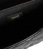 Versace Black Quilted Nappa Leather Crossbody Shoulder Bag