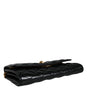 Versace Black Quilted Nappa Leather Crossbody Shoulder Bag
