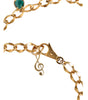 Dolce & Gabbana Gold Tone Brass Fruity Crystal Embellished Waist Chain Belt