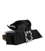 Dolce & Gabbana Black Hair Parrucchiera Crystal Headband Diadem